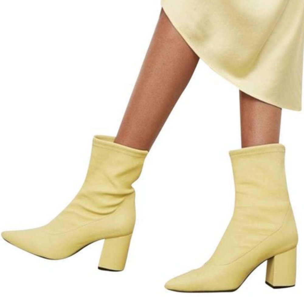 Anine Bing Chloe Ankle Boot in Yellow